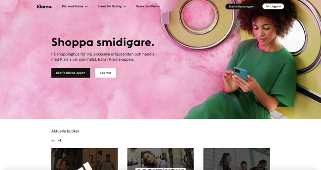 Delbetala med Klarna